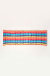 Homescapes Garden Bench Cushion Luxury 3 Seat Cotton Multi Striped Indoor Outdoor Pad - thumbnail 3