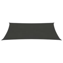 Berkfield Home Sunshade Sail 160 g/m ² Anthracite 3x4 m HDPE in Black - thumbnail 2