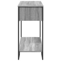 Berkfield Home Console Table Grey Sonoma 100x35x74.5 cm Engineered Wood - thumbnail 5