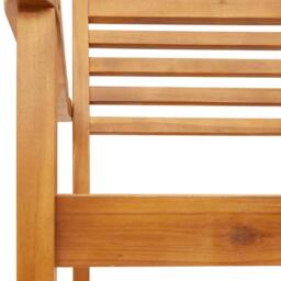 Berkfield Home Garden Chairs 6 pcs 59x55x85 cm Solid Wood Acacia in Tan - Size: 59 x 55 x 85 cm - thumbnail 9
