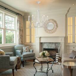 NIVOR 6 Lights Candle Chandelier French Country Retro Hanging Lights White - thumbnail 7
