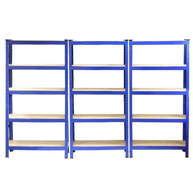 Monstershop Monster Racking T-Rax Heavy Duty Shelving Units, Blue, 75cm W, 30cm D in Blue - image 1