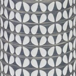 Showerdrape Ravello Geo Floral Grey & White 3 Piece Bathroom Accessory Set - thumbnail 8