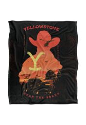 Yellowstone Wear The Brand Silky Touch Super Soft Throw Blanket 152 X 127 cm in White - thumbnail 1