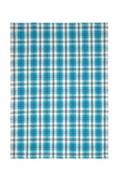 Homescapes Irvine Handwoven Blue Tartan 100% Cotton Rug - Size: 150 cm x 240 cm - thumbnail 2