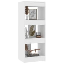 Berkfield Home Classic Book Cabinet/Room Divider White 40x30x103 cm Engineered Wood - Size: 40 x 30 x 103 cm - thumbnail 4