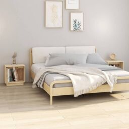 Berkfield Home Bedside Cabinets 2 pcs 40x30x40 cm Solid Wood Pine in Brown - Size: 40 x 30 x 40 cm - thumbnail 1