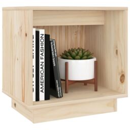 Berkfield Home Bedside Cabinets 2 pcs 40x30x40 cm Solid Wood Pine in Brown - Size: 40 x 30 x 40 cm - thumbnail 4