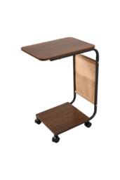 H&O Direct C-Shaped Side Table with Storage Bag in Walnut - thumbnail 5