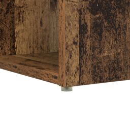 Berkfield Home Writing Desk Old wood Engineered wood Standard Storage in Brown - thumbnail 8