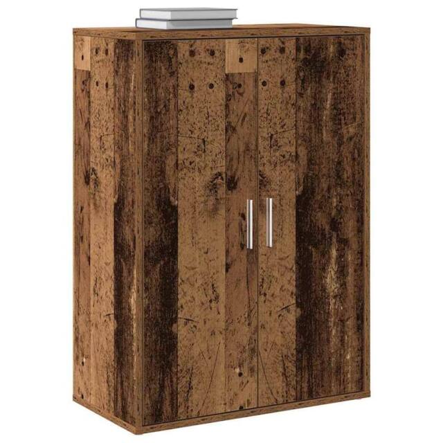 Berkfield Home Sideboard Old Wood 60x31x84 cm Engineered Wood in Brown - Size: 60 x 31 x 84 cm - image 1