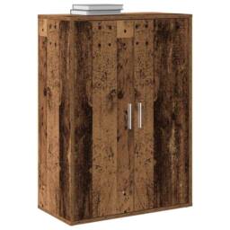 Berkfield Home Sideboard Old Wood 60x31x84 cm Engineered Wood in Brown - Size: 60 x 31 x 84 cm - thumbnail 1