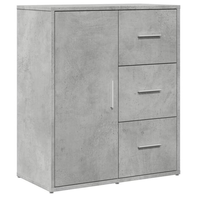 Berkfield Home Sideboard Concrete Grey 60x31x70 cm Engineered Wood - Size: 60 x 31 x 70 cm - image 1