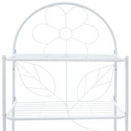 Berkfield Home Toilet Rack White 60x33x174 cm - Size: 60 x 33 x 174 cm - thumbnail 5