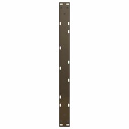 Berkfield Home Dining Table Legs V-Shape 2 pcs Natural Steel 70x(30-31.3) cm Steel in Brown - thumbnail 6