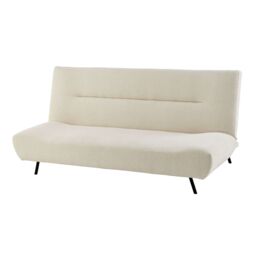 Bravich LTD Click Clack 2 Seater Small Double Sofa Bed in Cream - thumbnail 2