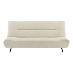 Bravich LTD Click Clack 2 Seater Small Double Sofa Bed in Cream - thumbnail 4