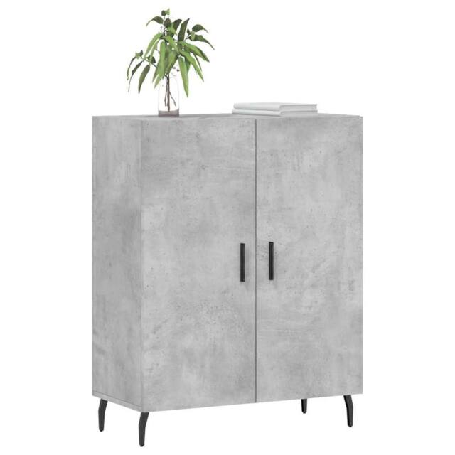 Berkfield Home Sideboard Concrete Grey 69.5x34x90 cm Engineered Wood - image 1
