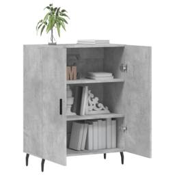 Berkfield Home Sideboard Concrete Grey 69.5x34x90 cm Engineered Wood - thumbnail 4