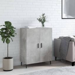 Berkfield Home Sideboard Concrete Grey 69.5x34x90 cm Engineered Wood - thumbnail 2