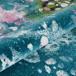 The Rug Shop UK Blue Modern Abstract Polypropylene Funky Area Rug - Size: 240 cm x 330 cm - thumbnail 3