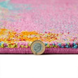The Rug Shop UK Blue Modern Abstract Polypropylene Funky Area Rug - Size: 240 cm x 330 cm - thumbnail 5