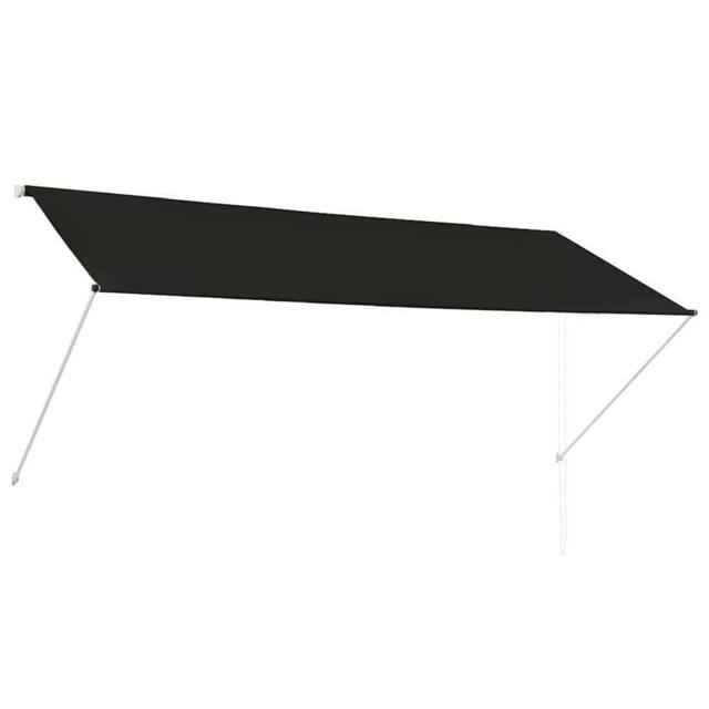 Berkfield Home Retractable Awning 300x150 cm Anthracite in Black - image 1