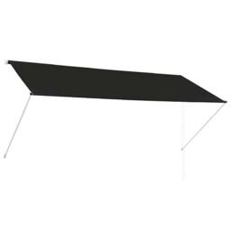 Berkfield Home Retractable Awning 300x150 cm Anthracite in Black - thumbnail 1