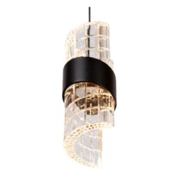 Lucide 'KLIGANDE' Dimmable Adjustable Height Indoor Stylish LED Pendant Light in Black - thumbnail 4