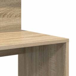 Berkfield Home Desk with Storage Sonoma Oak 90x48x101.5 cm Engineered Wood - thumbnail 8
