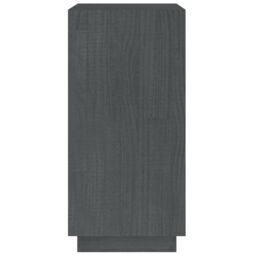 Berkfield Home Book Cabinet Grey 40x35x71 cm Solid Pinewood - Size: 40 x 35 x 71 cm - thumbnail 6