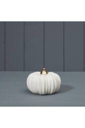 KDMD White Ceramic Pumkpin - thumbnail 2