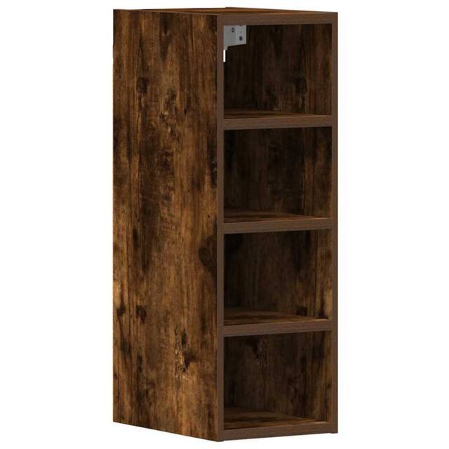 Berkfield Home Hanging Cabinet Smoked Oak 20x29.5x60 cm Engineered Wood in Brown - image 1