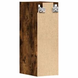Berkfield Home Hanging Cabinet Smoked Oak 20x29.5x60 cm Engineered Wood in Brown - thumbnail 6