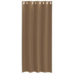 Berkfield Home Voile Curtains with Grommets 2 pcs Light Brown - thumbnail 4