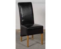 Thats Furniture Richmond 140-220cm Oak Extending Dining Table + 4 Montana Leather Chairs in Black - thumbnail 6