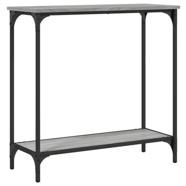 Berkfield Home Console Table Grey Sonoma 75x30.5x75 cm Engineered Wood - image 1