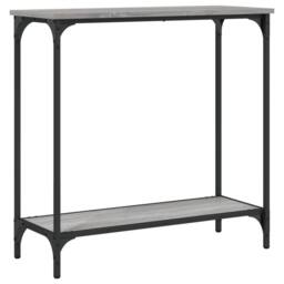 Berkfield Home Console Table Grey Sonoma 75x30.5x75 cm Engineered Wood - thumbnail 6