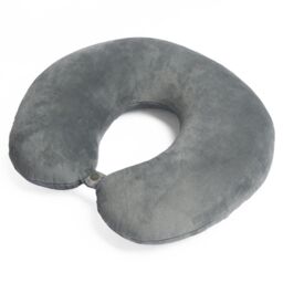 OHS Neck Pillow Travel Support U Shape Soft Head Rest Cushion in Charcoal - thumbnail 7