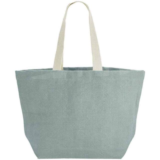 Westford Mill Jute Soft Washed 34L Shoulder Bag in Duck Egg Blue - image 1