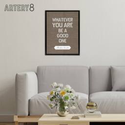 "Artery8 Dictionary Page Quote Abraham Lincoln Framed Canvas Wall Art Print in Brown - Size: W18"" x H24""" - thumbnail 3