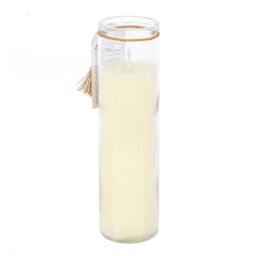 Something Different Sandalwood & Oud Leopard Palm Tube Candle in White - thumbnail 2
