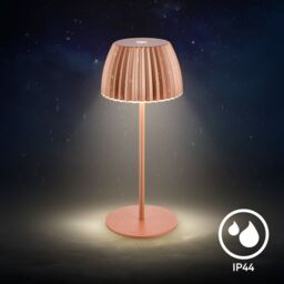 BRILONER Riffle Mini Dimmable Rechargeable USB C Design Award LED Table Lamp in Copper - thumbnail 7