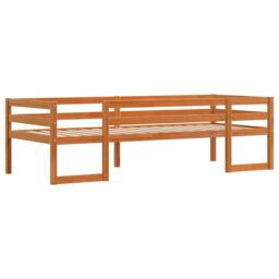 Berkfield Home Kids' Bed Frame without Mattress Wax Brown 80x200 cm - thumbnail 3