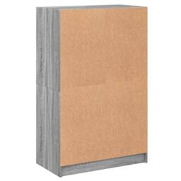 Berkfield Home Highboard with Doors Grey Sonoma 68x37x109 cm Engineered Wood - Size: 68 x 37 x 109 cm - thumbnail 9