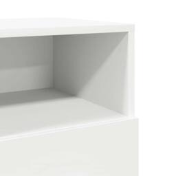 Berkfield Home Durable Bedside Cabinet with 2 Drawers White 36x36x68 cm - Size: 36 x 36 x 68 cm - thumbnail 9