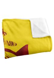 Harry Potter Gryffindor G Logo Officially Licensed Silky Touch Super Soft Throw Blanket 152x127 cm in White - thumbnail 3