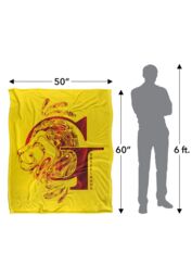 Harry Potter Gryffindor G Logo Officially Licensed Silky Touch Super Soft Throw Blanket 152x127 cm in White - thumbnail 5