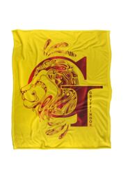 Harry Potter Gryffindor G Logo Officially Licensed Silky Touch Super Soft Throw Blanket 152x127 cm in White - thumbnail 1