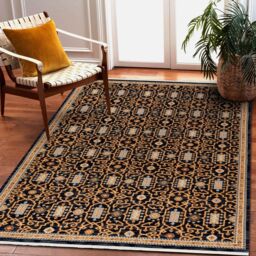 RugsX Wool Keshan Rug in Beige - Size: 160 cm x 230 cm - thumbnail 4